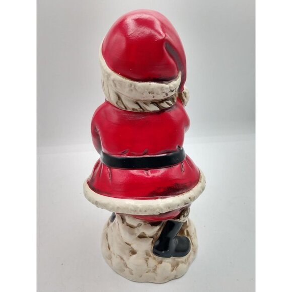 Vintage Ceramic Santa Claus Figurine 1960s Japan Exclusive KS Collection 8 Inche - Picture 2 of 6